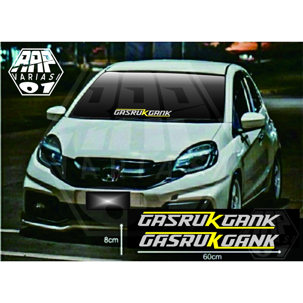 stiker Kaca Gasruk Gank,, stiker Jdm japan, stiker mobil