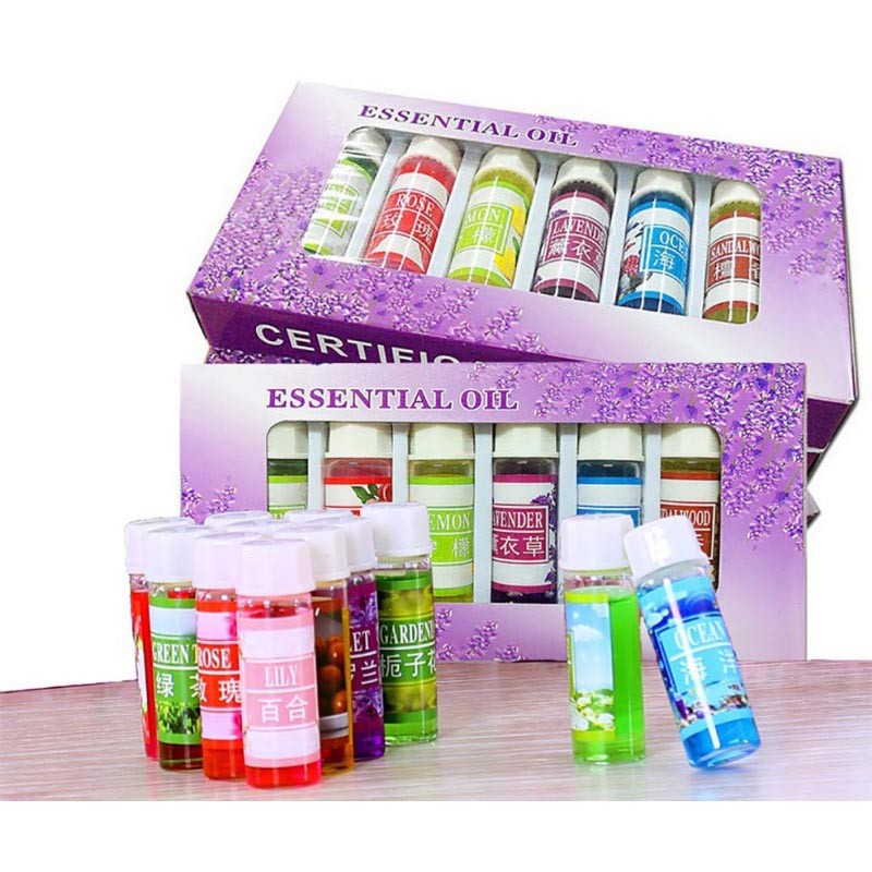 BISA COD Taffware HUMI Essential Oils Minyak Aromatherapy Diffusers 5ml Mixing 6 PCS - 3544
