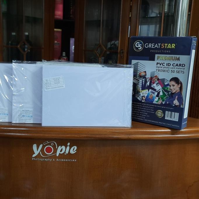 

BAYAR DITEMPAT BAHAN ID CARD / PVC KERTAS ID CARD 1 PAK ISI 50 PC UKURAN A4 BIG SALE Kode 918