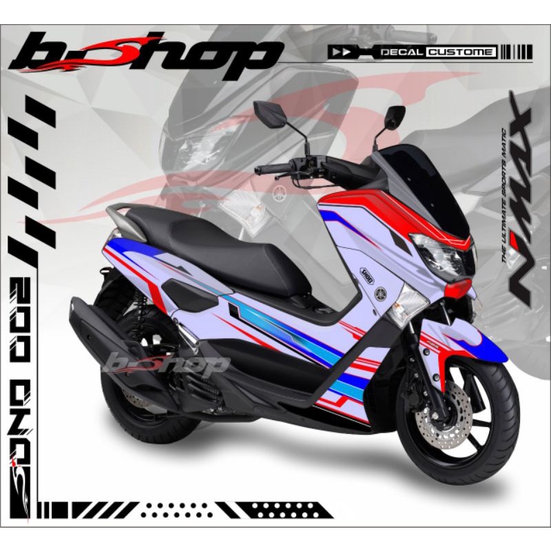 Jual Sticker Decal Nmax Old Full Body Grapis Putih | Shopee Indonesia