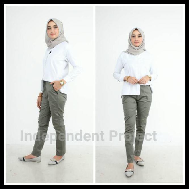  Celana  Chino  No List Wanita  Chinos  Pants  Celana  Panjang 