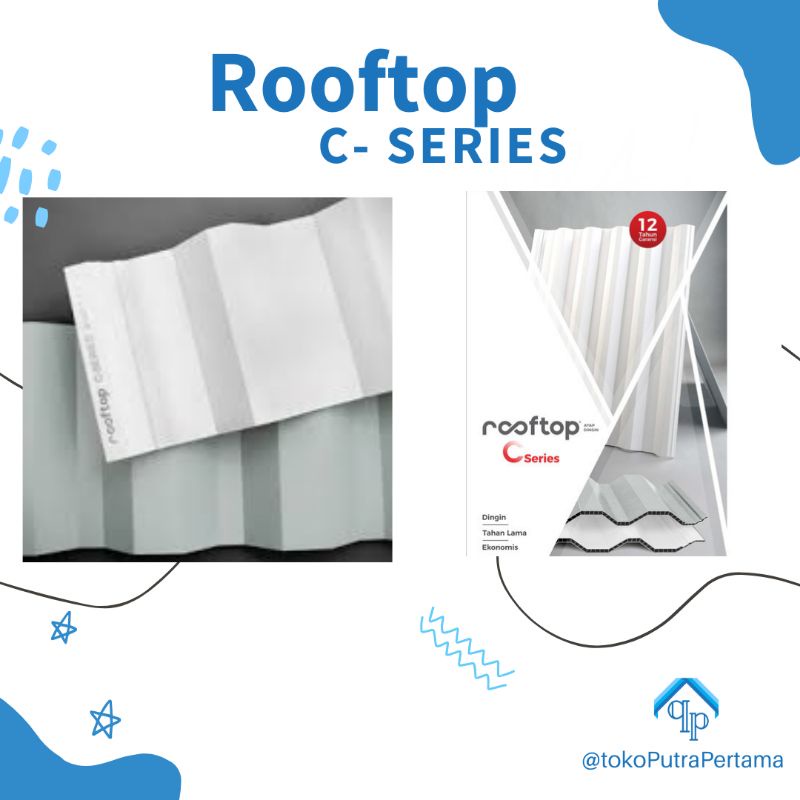 Rooftop C Series Atap UPVC Double Layer