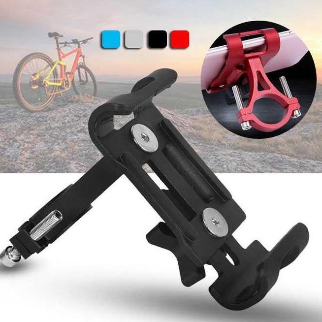 Diskon Holder Hp Smartphone Sepeda Gunung Lipat Aluminum 998505 Diskon