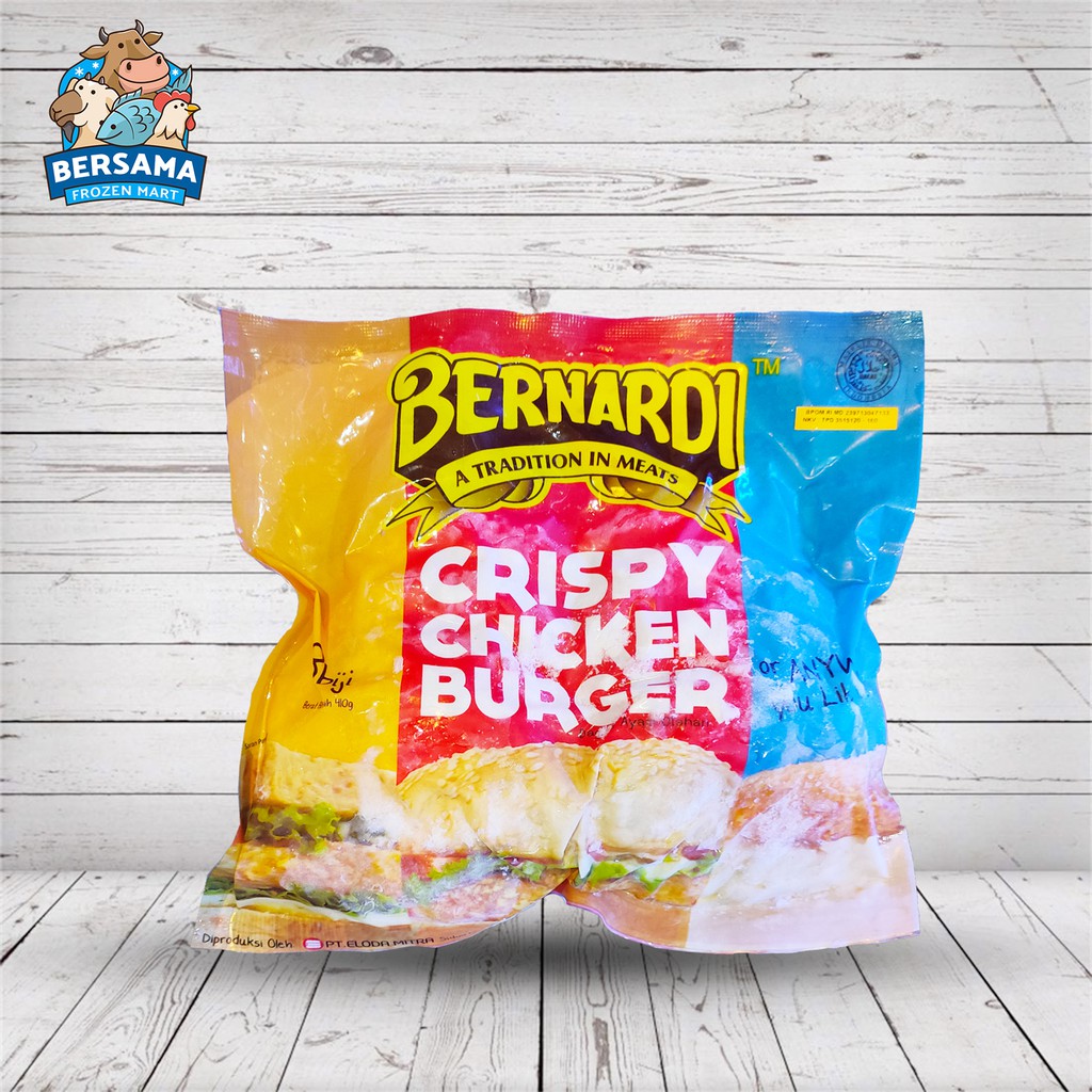 

BERNARDI CRISPY CHICKEN BURGER 410GR PL&S