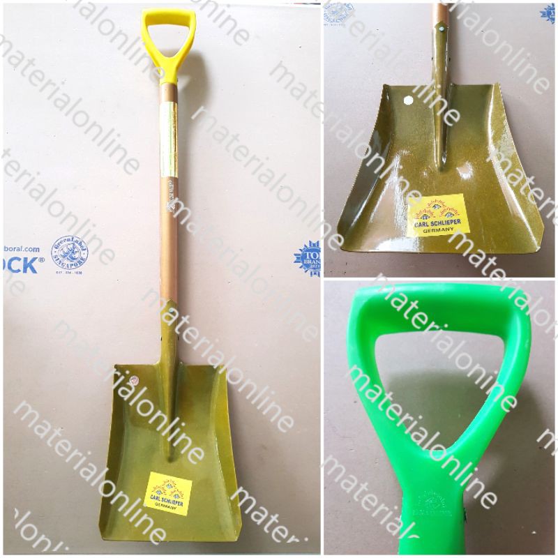 Sekop Skop Shovel Tukang Bangunan Pasir Taman Cap Tjap Mata Carl Schlieper Sclieper