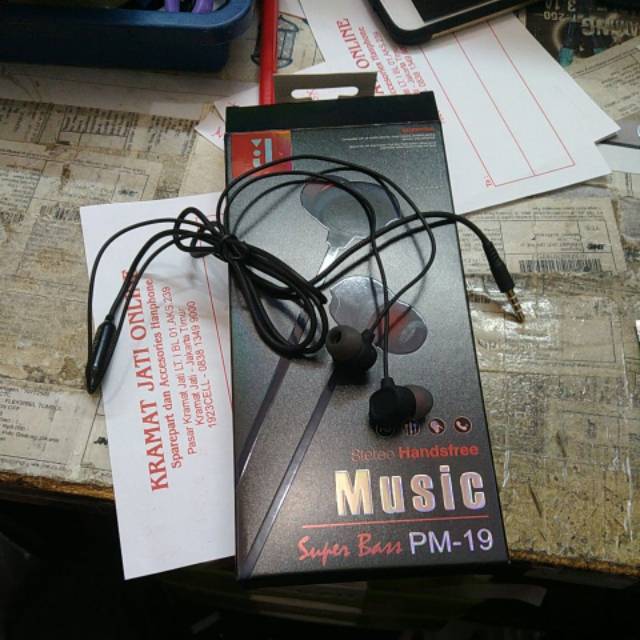 HEADSET HANDSFREE JBL PM19 SUPER BASS