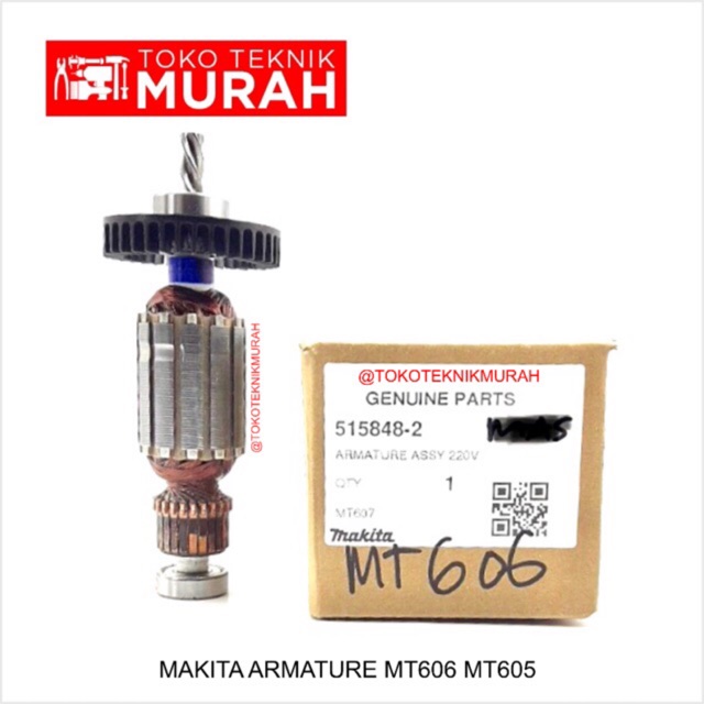 Makita Armature MT606 / Angker MT 606 Asli Original