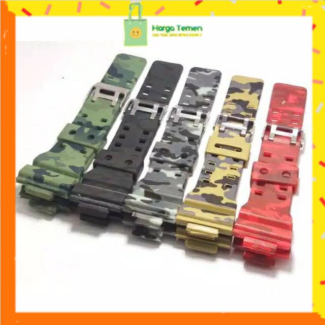 Tali jam tangan Casio G Shock GA100 GA120 GA110 GA800  Rubber strap Tali jam Casio ARMY