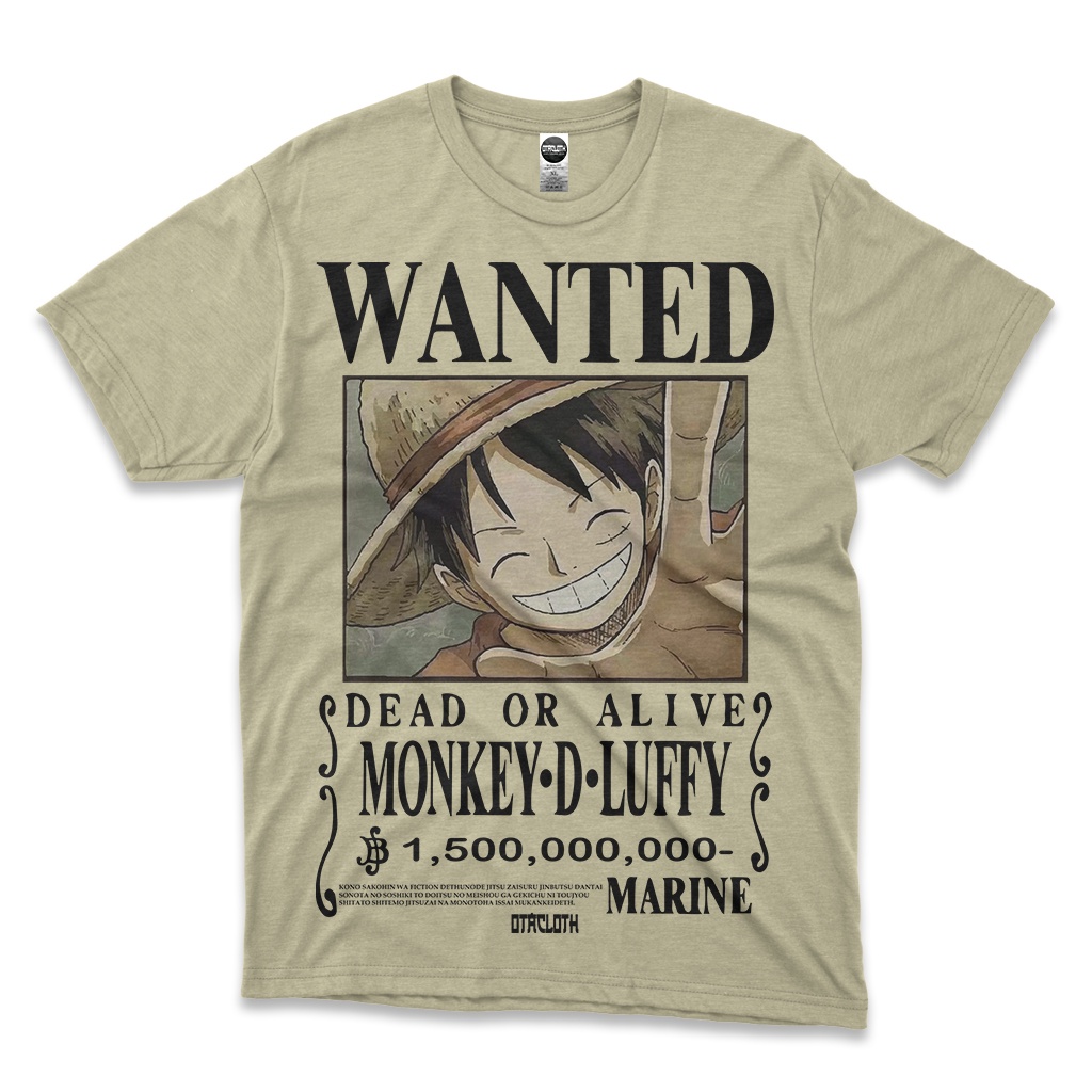 Kaos Anime One Piece - Bounty Luffy
