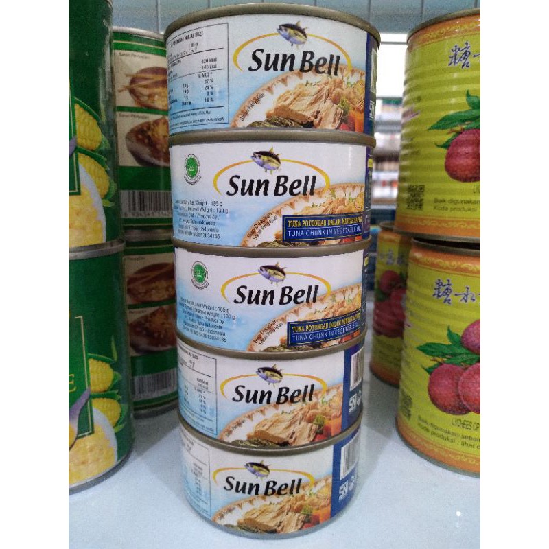 Sunbell Tuna Vegetable oil 185gr