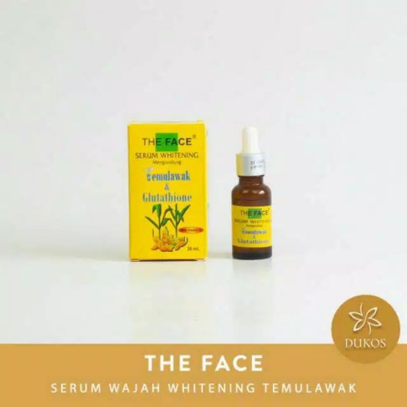 THE FACE SERUM TEMULAWAK BPOM - TEMULAWAK SERUM THE FACE BPOM