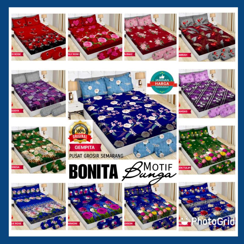 KB4 SPREI BONITA KING BANTAL 4 / BONITA SPREI 180x200 BANTAL 4 / SEPRAI BONITA KING BANTAL 4 / SEPRAI BANTAL 4 /