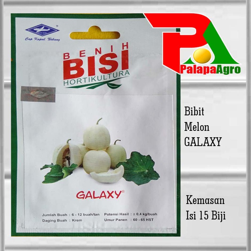 Benih Unggul  Melon GALAXY -Bibit Melon Apel Murah