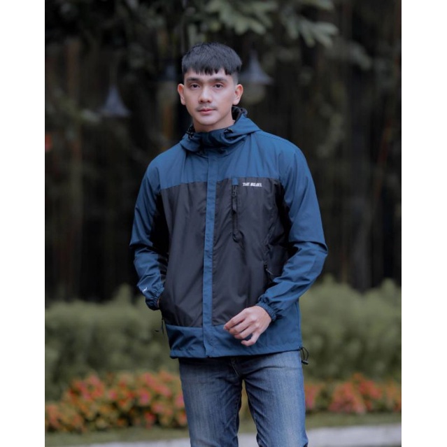 Jaket Pria Outdoor Parasut Murah - Jaket Motor Waterproof Gunung