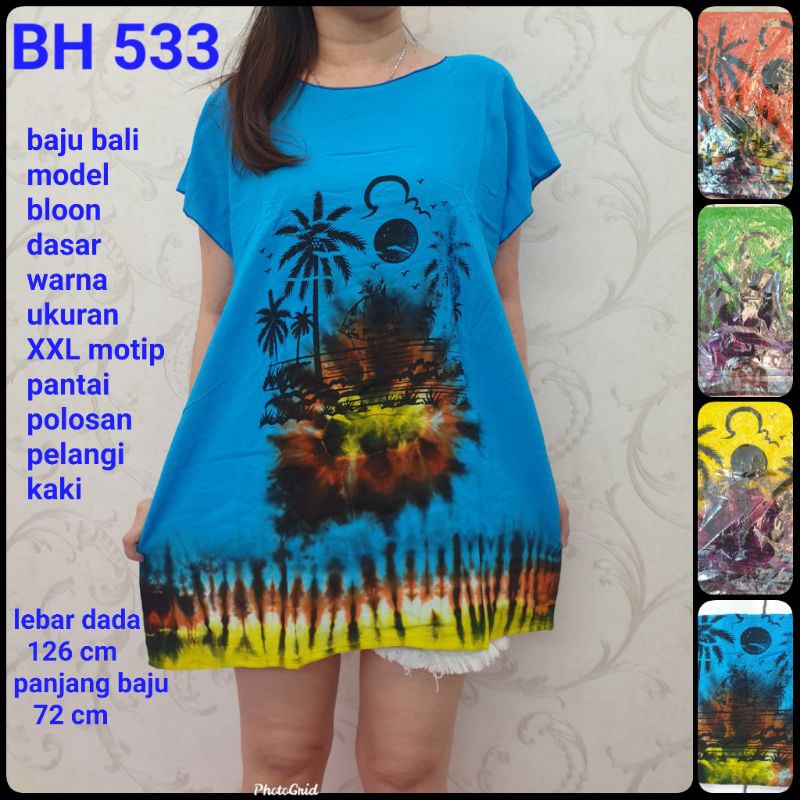 BH533BajubalimodelbloonukuranXXLmotippantaipolosanpelangikakibahankatun