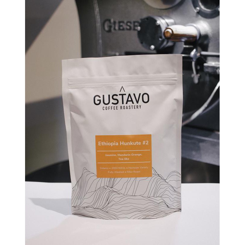 

u9s9 ethiopia hunkute #2 (200gram) specialty coffee roasted beans biji kopi s02s
