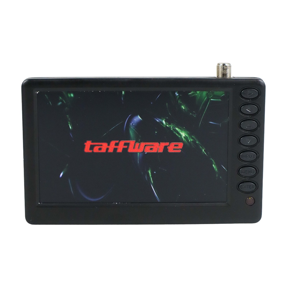 Taffware Portable HD TV Monitor 5 Inch DVB-T2 + Analog - D5 - Black