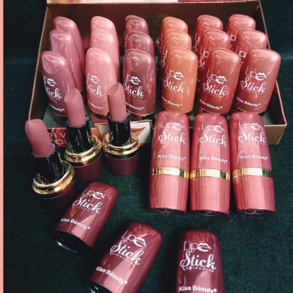 [PER 8 PCS] LIPSTICK KISS BEAUTY VIVID COLOR NO.35800-03A