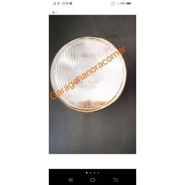 Reflektor lampu depan mobil halogen H4 merek autopal uk 7inch