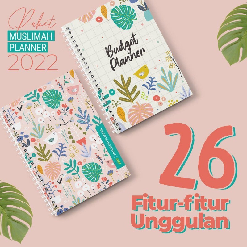 

MUSLIMAH PLANNER / BUDGET PLANNER/ DIARY HARIAN / CATATAN HARIAN / BUY 1 GET 1