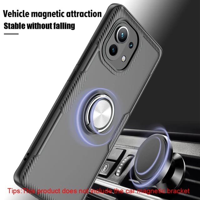 XIAOMI MI 11 SOFT CASE CLEAR RING HOLDER VERUS SERIES