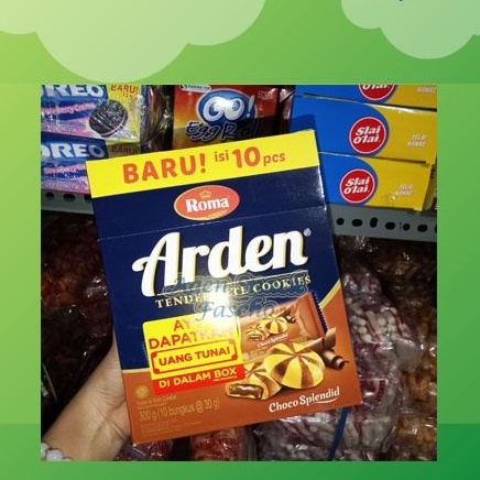 

Roma Arden Tender Bite Cookies Choco Splendid 30 gram (1 pack isi 10 pcs)