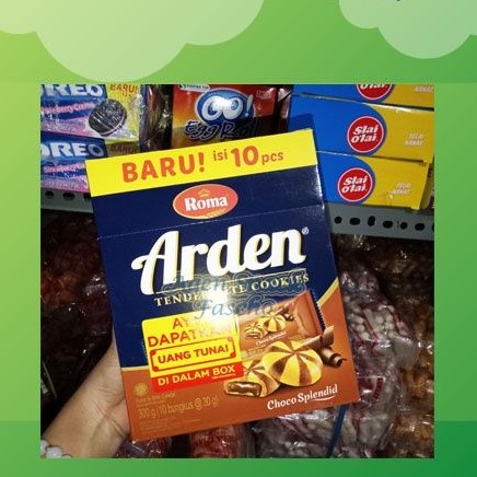 

Roma Arden Tender Bite Cookies Choco Splendid 30 gram (1 pack isi 10 pcs)