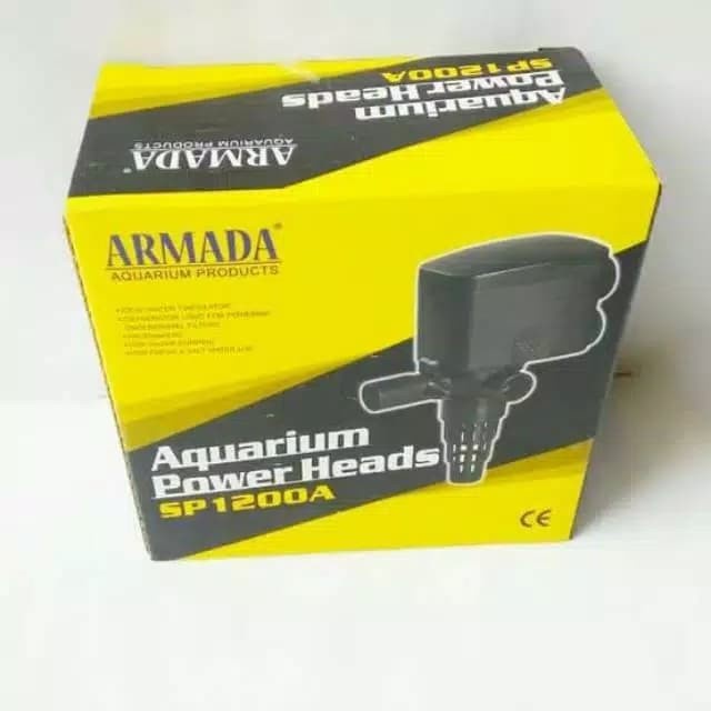 Pompa Air Celup Aquarium Aquascape Akuarium Hidroponik ARMADA 1200A 7 Watt 0.9 Meter 1000 Liter BEST SELLER