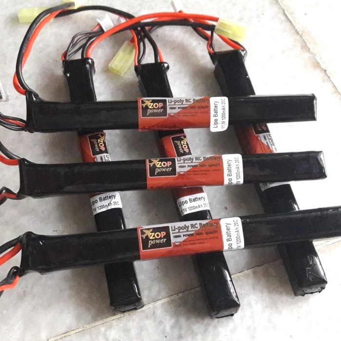 Airsoftcelana- Lipo Battery For Ak Aeg -Baju-Romp-Celana-Airsoft.