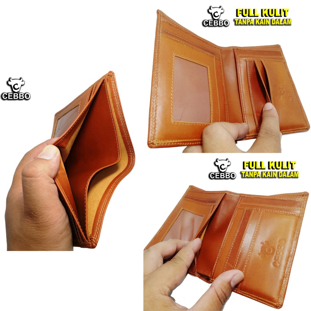 Dompet FULL KULIT 3/4 Model Berdiri