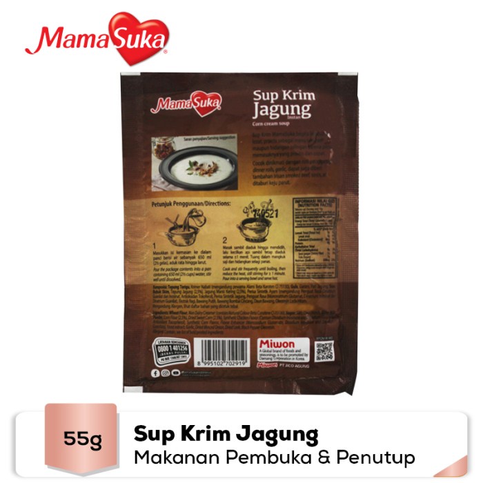 

01F1S Buy 1 Get 1 Free - Mamasuka Sup Krim Jagung Fsfs201