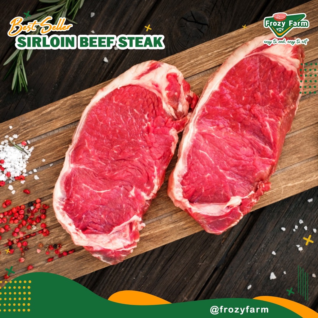 

Daging Sapi Sirloin Steak / Beef Sirloin 1 Kg