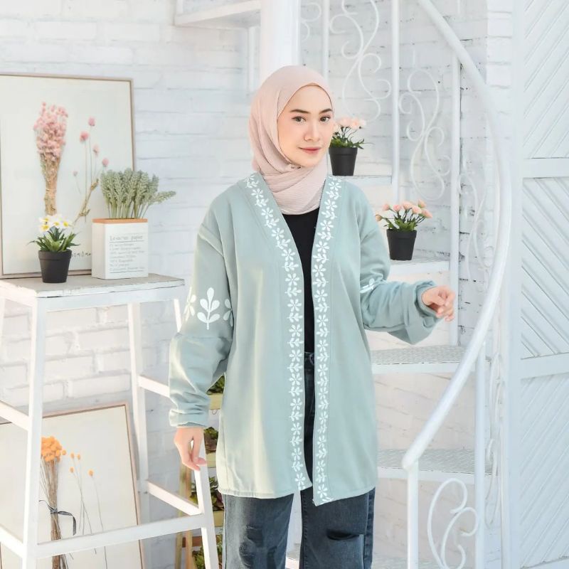 Cappadocia Outher Wanita Kekinian | Outer Cardigan Wanita Oversize | Kardigan Wanita Bahan Fleece