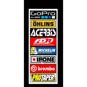 STIKER RACING/ STIKER MOTOR PACK MURAH