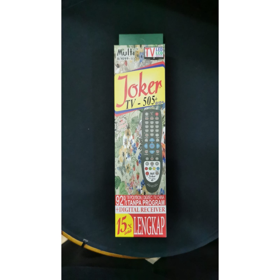 REMOTE REMOT TV MULTI JOKER UNIVERSAL