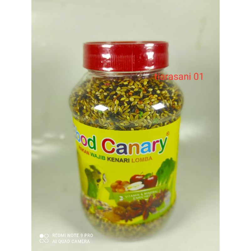 EBOD CANARY BOTOL PAKAN BURUNG KENARI BLACTROAT SANGER BRANJANGAN DLL