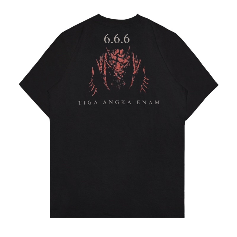 Xtrememerch Forgotten "666" Boxy Fit T Shirt Original Kaos