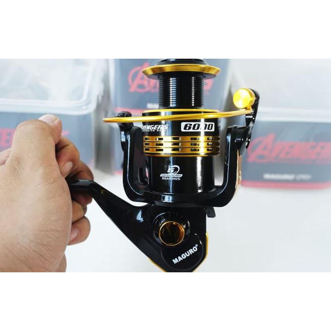 Reel Pancing Laut Maguro Avenger 6000 Super Strong Terlaris Legendaris