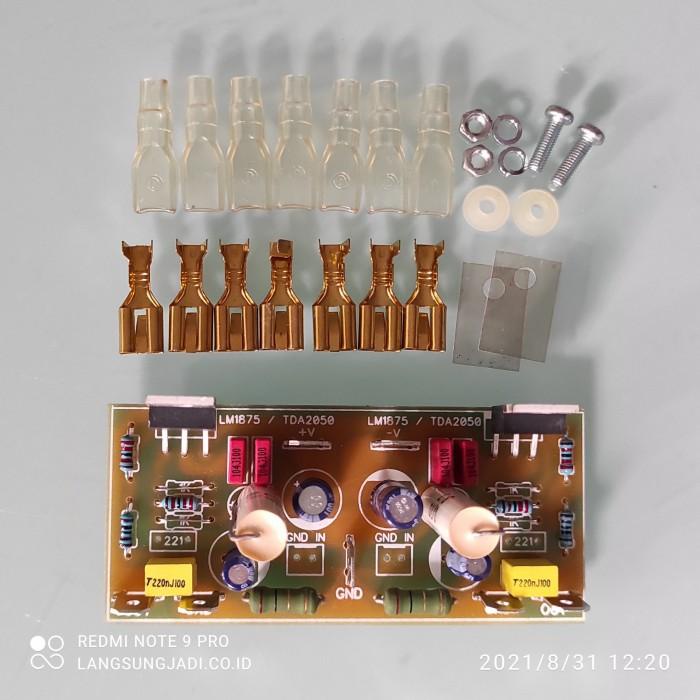 2x 20W Gainclone LM1875 Stereo Amplifier Kit-2 FR4 PCB