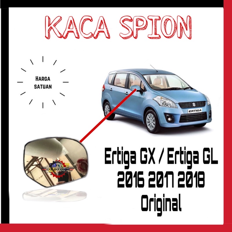 kaca spion Ertiga GX 2016 2017  Kaca Spion Ertiga GL 2016 - 2017 Original Kiri atau Kanan Bisa COD aksesoris mobil