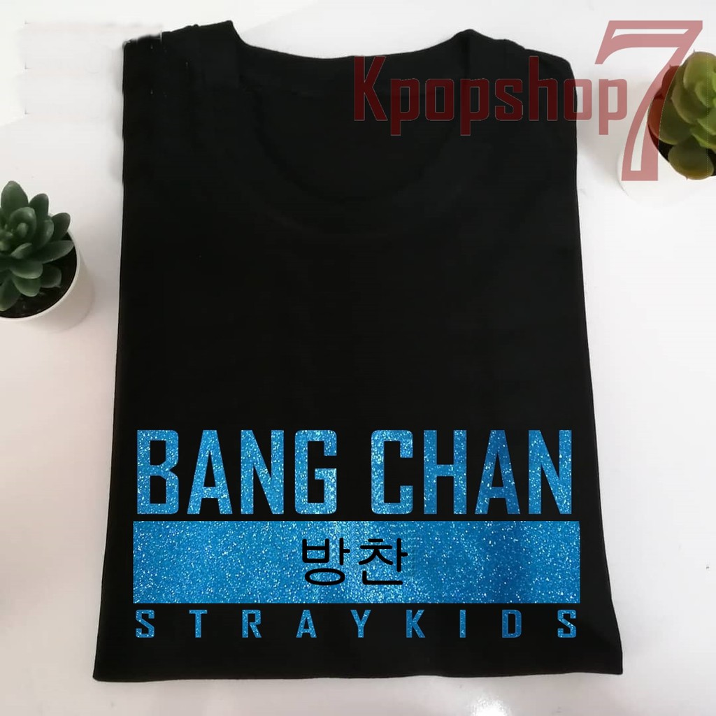 Baju straykids kaos straykids tshirt straykids glitter block