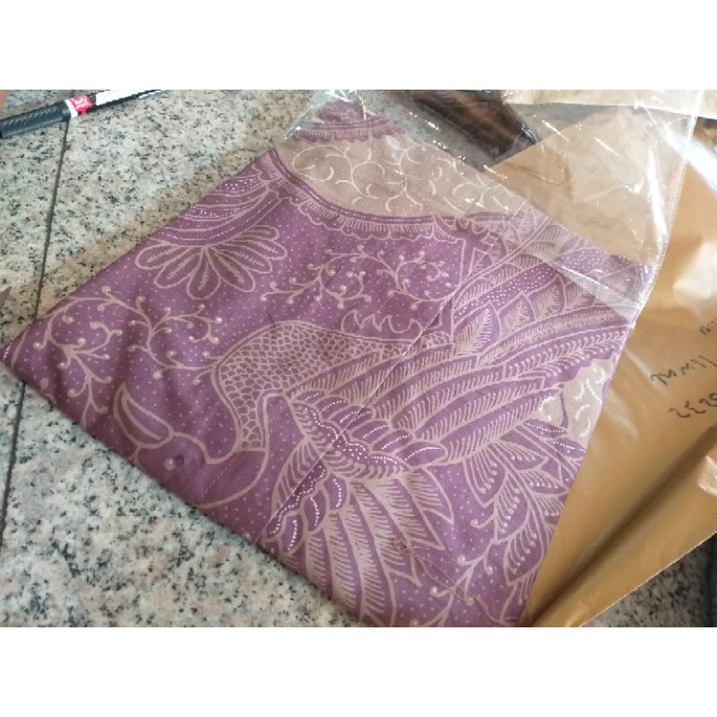 BATIK COUPLE BAPAK ANAK LAKSONO PEKSI TRUNTUM KENCONO UNGU LILAC batik pria lengan panjang kemeja