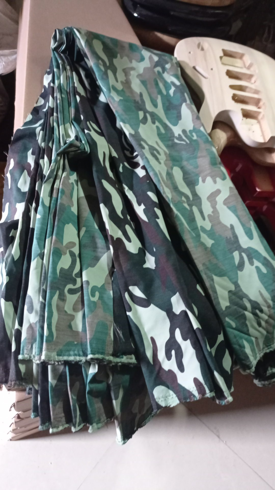 Bahan Kain Sogo Loreng Putih Hijau/kain Loreng Army Abri Tentara Anak Dewasa Meteran Gulungan (yard)