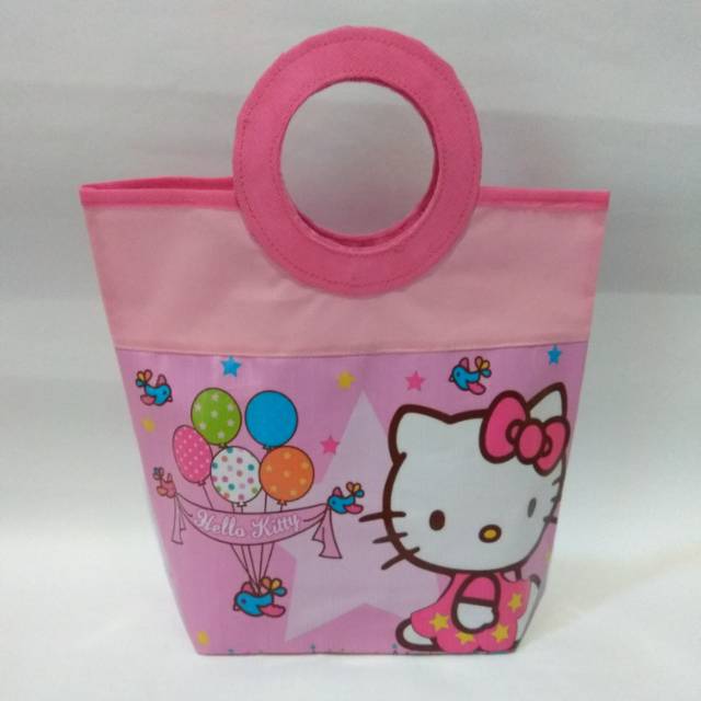 

Tas ultah pegangan bulat hello kity/goodie bag hello kity/Goodie bag pegangan bulat hello kity