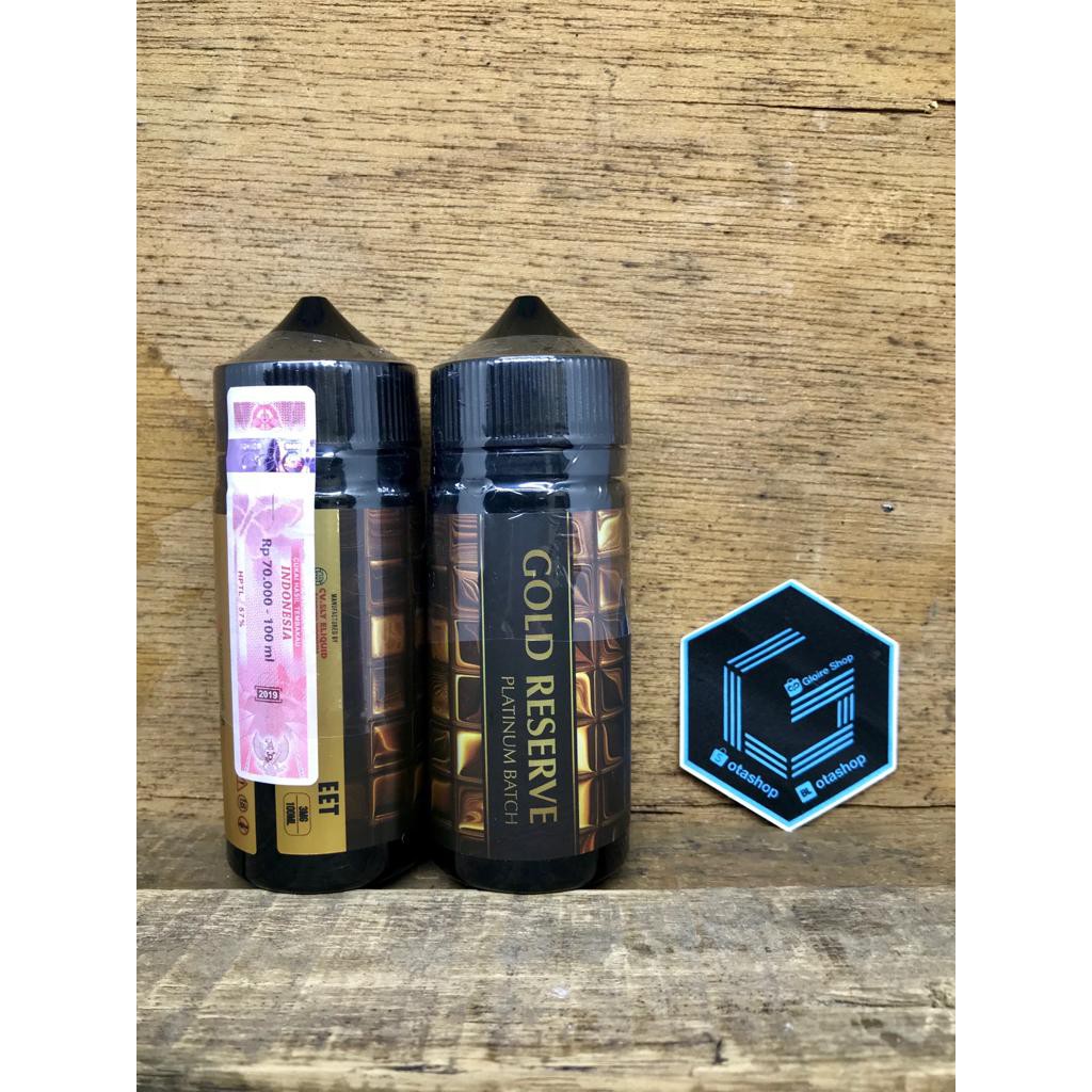 GOLD RESERVE - Luxury Cloud 100ml 3mg | Premium Liquid Lokal | Vape E Juice Vapor Pita Cukai