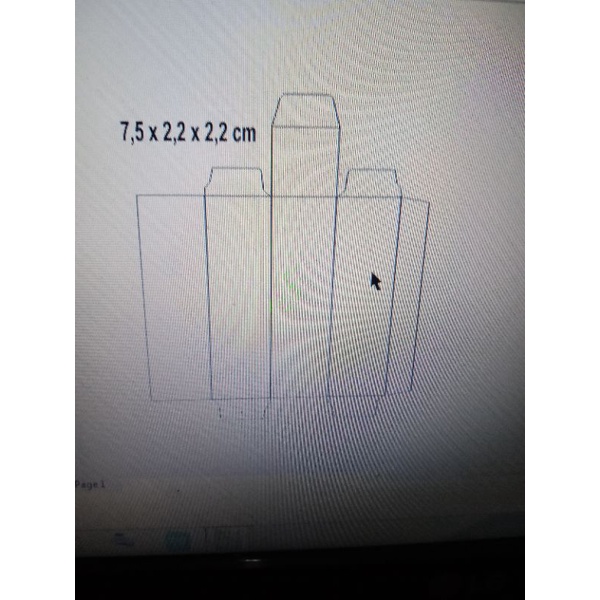 

Dus Box ukuran 7,5 x 2,2 x 2,2 cm