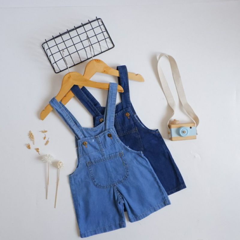 OVERALL CELANA BAJU KODOK JEANS ANAK 1-4 th Jumpsuit Anak Jeans