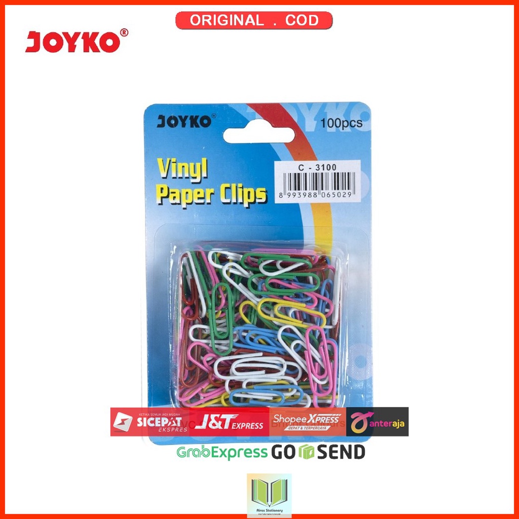 

Paper Clip / Klip / Penjepit Kertas Joyko C-3100 (Color)