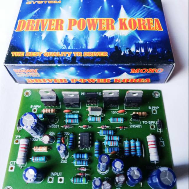 KIT Driver PA Unggulan 750W Apex B500 Power Korea Mono