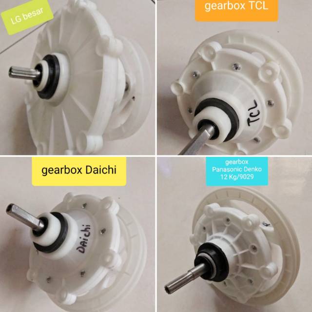 Mesin Cuci PCB pulsator gearbox gear box saringan selang switch drain motor valve pulley